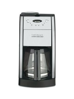 Cuisinart 12 cups automatic grind and brew coffee maker machine.